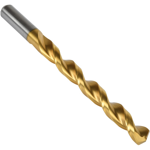 Foret s&eacute;rie courte, Acier rapide, 3/16", 3-1/2" lo, 2-5/16" Cannelure, 135° Angle Mukwa Safety Services