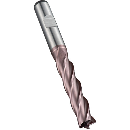 Square End Mill, 5 mm Dia., 68 mm L, 4 Flutes, 6 mm Shank, High Speed Cobalt Mukwa Safety Services