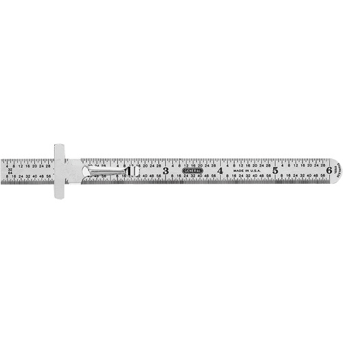 R&egrave;gle de pr&eacute;cision flexible de calibre industriel, 6" lo, Acier Mukwa Safety Services