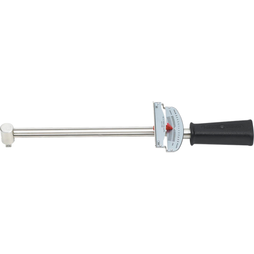Beam Torque Wrench, Click, 1/4" Square Drive, 0 - 80 in-lbs. Mukwa Safety Services