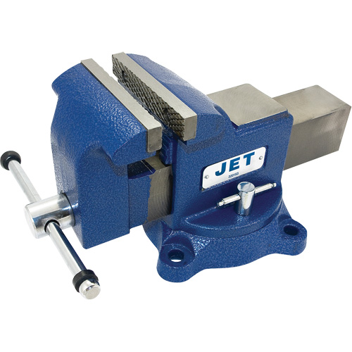 JSV-6HD Heavy-Duty Vise with 6" Swivel Base, 4" Jaw Width, 4" Throat Depth Mukwa Safety Services