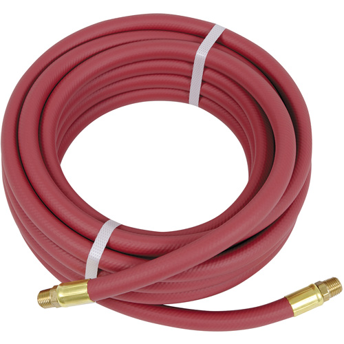 Heavy-Duty Air Hose, Air, PVC, 3/8" dia. x 25', 300 psi, 3/8" NPT Mukwa Safety Services