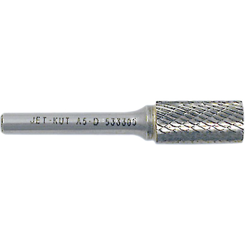 Fraise cylindrique, 5/8" Dia., 1/4" Tige, 1" Prof. de la coupe Mukwa Safety Services