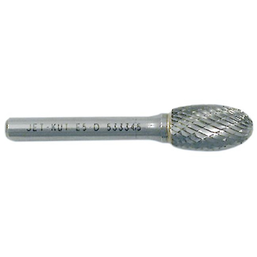Fraise rotative de forme ovale, 1/2" dia., 1/4" Tige, 7/8" Prof. de la coupe Mukwa Safety Services