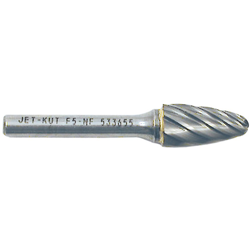 Fraise &agrave; bout rond F5-NF 1/4" pour aluminium/mat&eacute;riaux non ferreux, 1/2" dia. Mukwa Safety Services