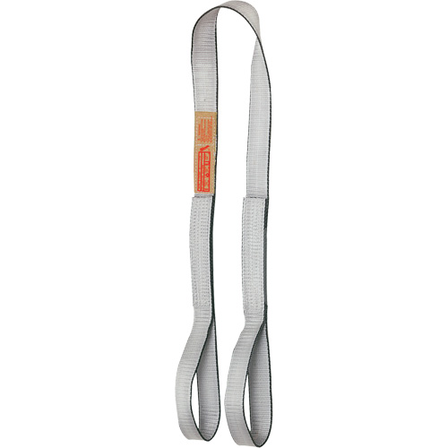 Nylon Web Sling, Double Eye, 4" W x 15' L Mukwa Safety Services