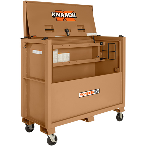 Coffre Piano Monster Box, 66" la x 30" p x 54-1/2" h, Beige Mukwa Safety Services