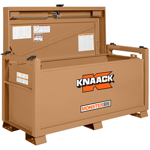 Monster Box Chest, 66" x 30" x 36", Steel, Beige Mukwa Safety Services