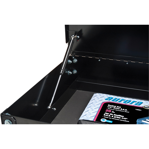 Chariot utilitaire, 4 tiroirs, 18" lo x 33" la x 39" h, Noir Mukwa Safety Services