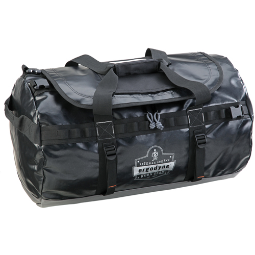 Sacs de sport &agrave; l'&eacute;preuve de l'eau, Vinyle, 1 pochettes, Noir Mukwa Safety Services