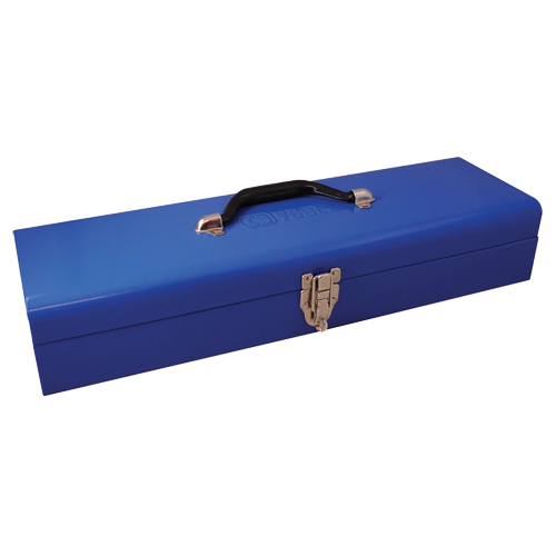 Coffre &agrave; outils compact &agrave; usages multiples, 20" P x 6-1/4" la x 5" h, Bleu Mukwa Safety Services