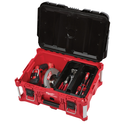Grande boîte &agrave; outils Packout, 22" x 16" x 11", Noir/Rouge Mukwa Safety Services
