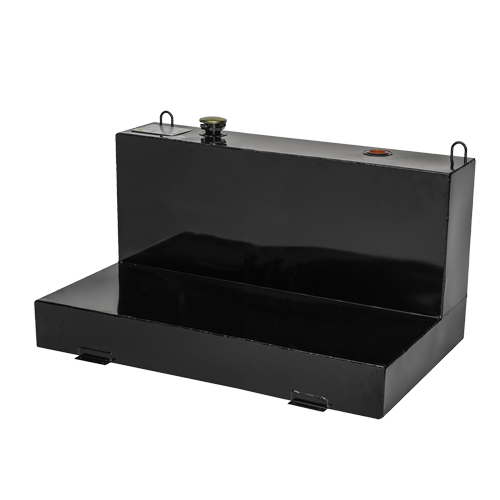 R&eacute;servoir de transfert pour carburant en acier, Acier, Capacit&eacute; 100 gal., Noir Mukwa Safety Services