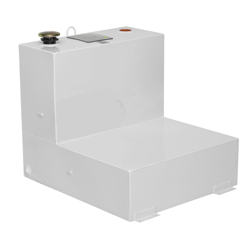 R&eacute;servoir de transfert pour carburant en acier, Acier, Capacit&eacute; 48 gal., Blanc Mukwa Safety Services