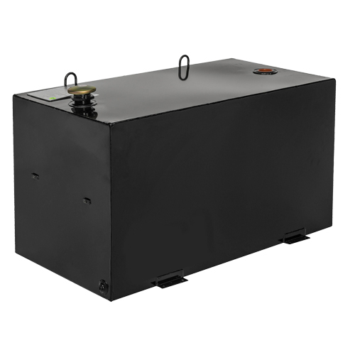 Steel Fuel Transfer Tank, Steel, 100 Gal. Capacity, Black Mukwa Safety Services