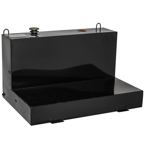 R&eacute;servoir de transfert pour carburant en acier, Acier, Capacit&eacute; 85 gal., Noir Mukwa Safety Services