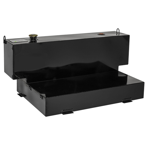 R&eacute;servoir de transfert pour carburant en acier, Acier, Capacit&eacute; 100 gal., Noir Mukwa Safety Services