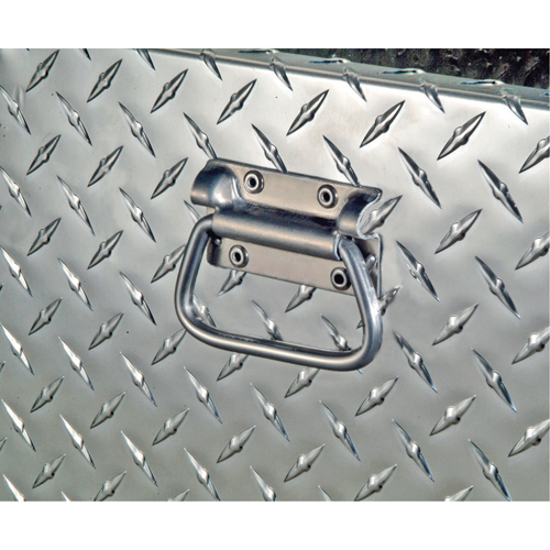 R&eacute;servoir de transfert pour carburant & coffre en aluminium, Aluminium, Capacit&eacute; 74 gal., Argent Mukwa Safety Services