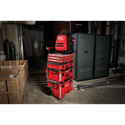 Sac &agrave; dos Packout, 15-3/4" lo x 11-4/5" la, Noir/Rouge, Balistique Mukwa Safety Services