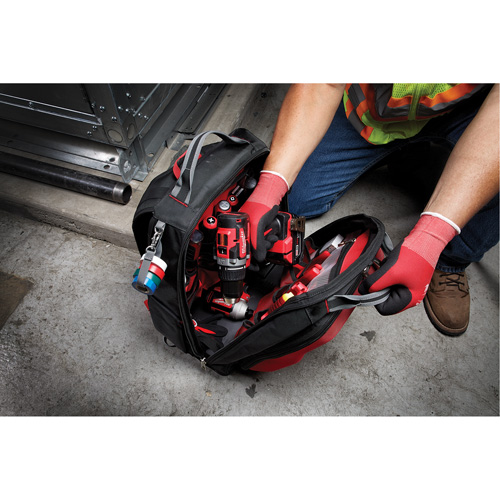 Sac &agrave; dos Packout, 15-3/4" lo x 11-4/5" la, Noir/Rouge, Balistique Mukwa Safety Services