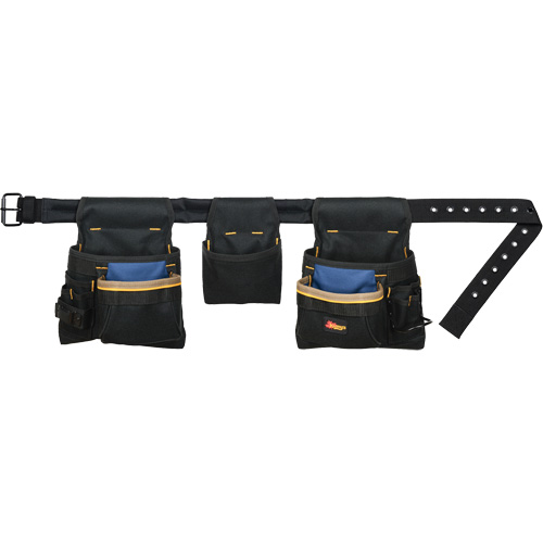 Ceinture &agrave; outils combin&eacute;e de luxe, Polyester, Noir Mukwa Safety Services