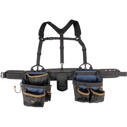 Ceinture &agrave; outils de luxe, Polyester, Noir Mukwa Safety Services