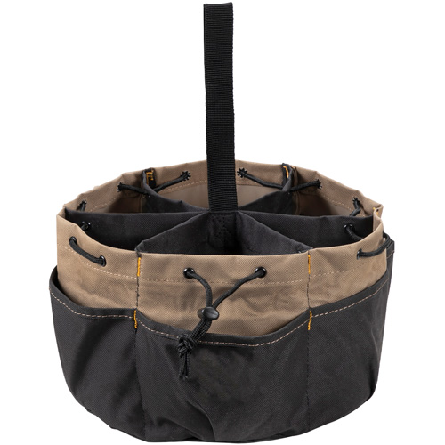 BUCKETBAG Tool Bag, Polyester, 18 Pockets, Black Mukwa Safety Services