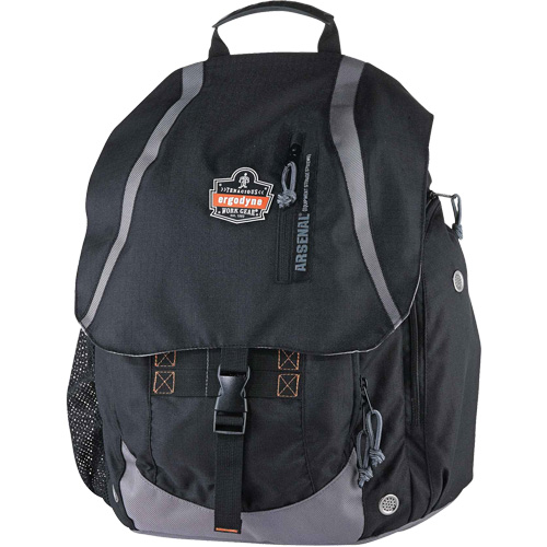 Sac &agrave; dos pour outils 5143 Arsenal, 15" lo x 8" la, Noir, Polyester Mukwa Safety Services