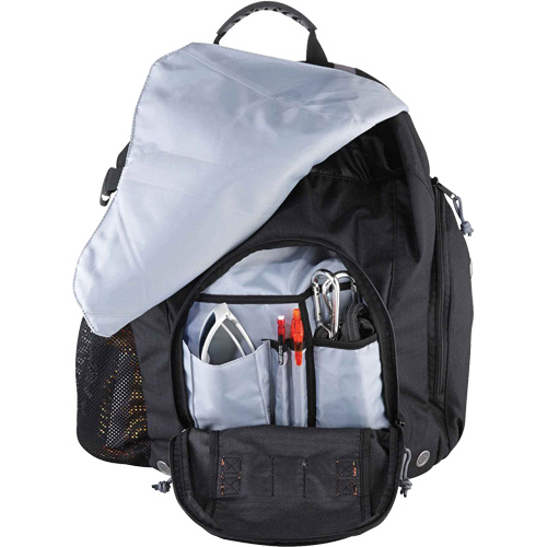 Sac &agrave; dos pour outils 5143 Arsenal, 15" lo x 8" la, Noir, Polyester Mukwa Safety Services