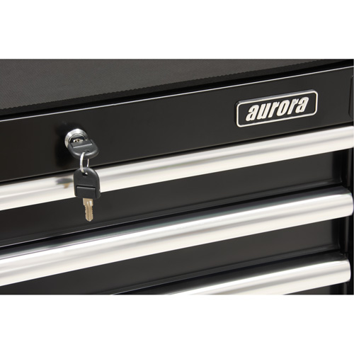 Industrial Tool Cart, 3 Drawers, 29-4/5" W x 21-1/5" D x 38-4/5" H, Black Mukwa Safety Services
