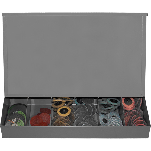 Gravity Feed Dispenser with Lid Mukwa Safety Services