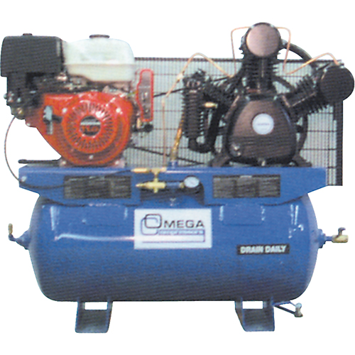 Compresseurs d'air s&eacute;rie industrielle - Compresseurs &agrave; moteur, 25 gal. (30 gal. US) Mukwa Safety Services
