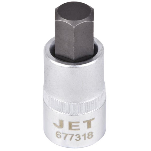 SAE Bit Socket, Hex, 5/8" x 2" L, 1/2" Drive Mukwa Safety Services