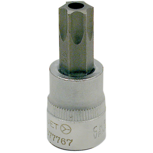 Bit Socket, Torx&reg; Tamper, T-55 x 2" L, 3/8" Drive Mukwa Safety Services