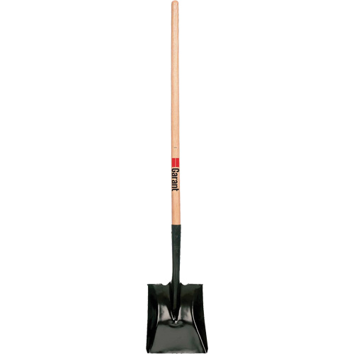 Square Point Shovel, Wood, Tempered Steel Blade, Straight Handle, 42" Long Mukwa Safety Services