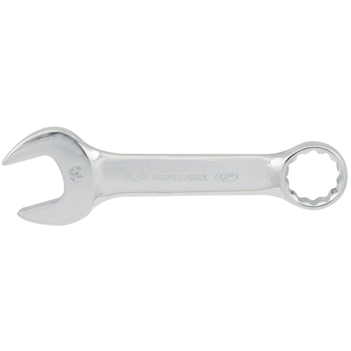 Cl&eacute; mixte courte enti&egrave;rement polie, 12 pans, 10 mm, Fini Chrome Mukwa Safety Services