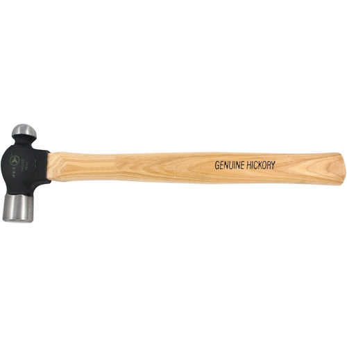 Heavy-Duty Hickory Handle Ball Pein Hammer, 16 oz. Head Weight, Wood Handle Mukwa Safety Services