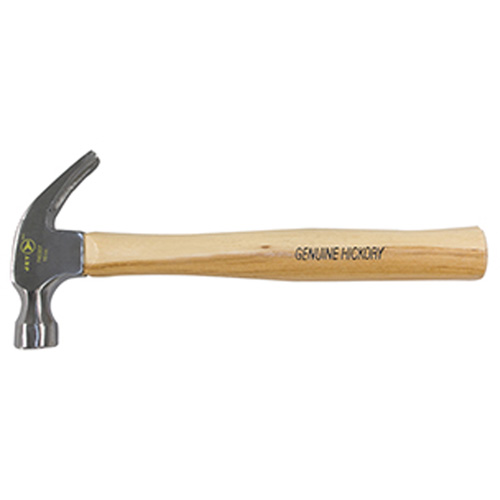 Hickory Handle Claw Hammer, 16 oz., Wood Handle, 13" L Mukwa Safety Services