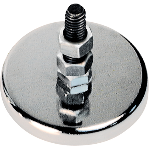 Aimants ronds &agrave; profil bas, dia. 2-1/32", Force de 13 lb Mukwa Safety Services