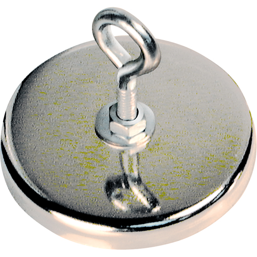 Aimants ronds &agrave; profil bas, dia. 3-3/16", Force de 140 lb Mukwa Safety Services