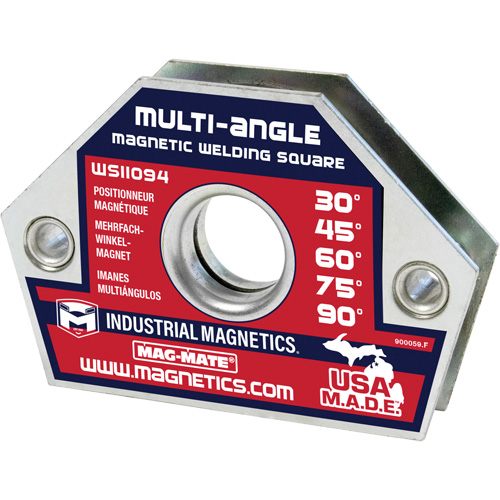 &eacute;querres de soudage magn&eacute;tiques, 4-3/8" lo x 3/4" la x 3" h, 55 lb Mukwa Safety Services
