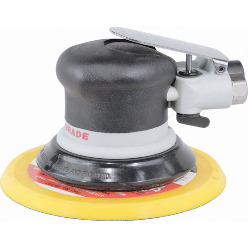 Ponceuse orbitale al&eacute;atoire DynorbitalSpirit Supreme de 6", sans aspiration, Dia 6", Entr&eacute;e 1/4" NPT, 12 000 Tr/min Mukwa Safety Services