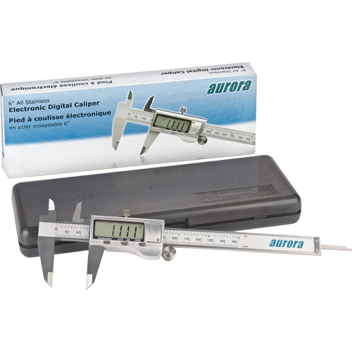 Electronic Digital Calipers, 0.001" (0.03 mm) Resolution, 0 - 6" (0 - 152 mm) Range Mukwa Safety Services