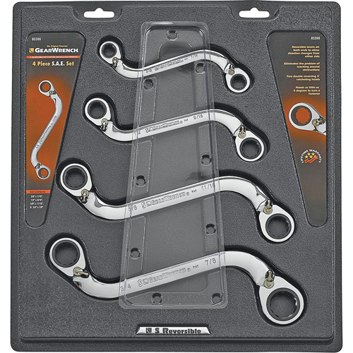 "S" Reversible Wrench Set - 4 Pieces Mukwa Safety Services