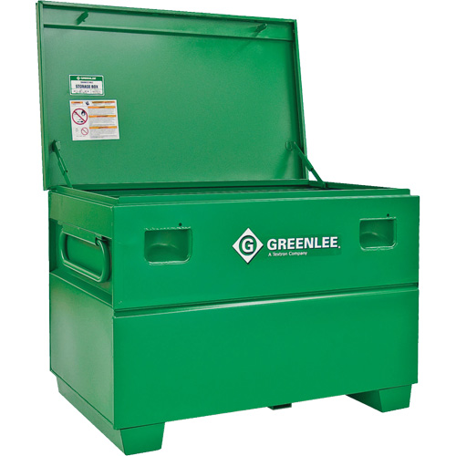 Jobsite Chest, 48" x 30" x 30", Steel, Green Mukwa Safety Services