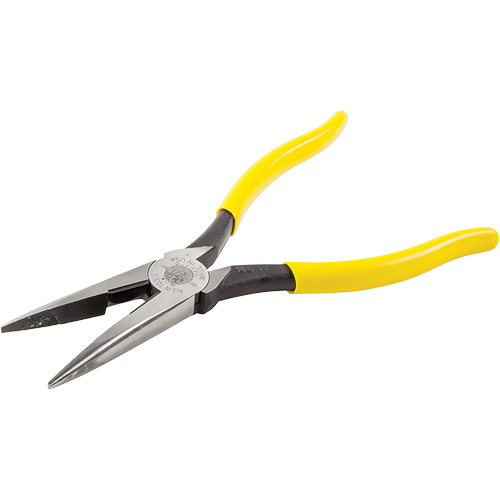 Long Nose With Side Cutter, 8-7/16" L Mukwa Safety Services