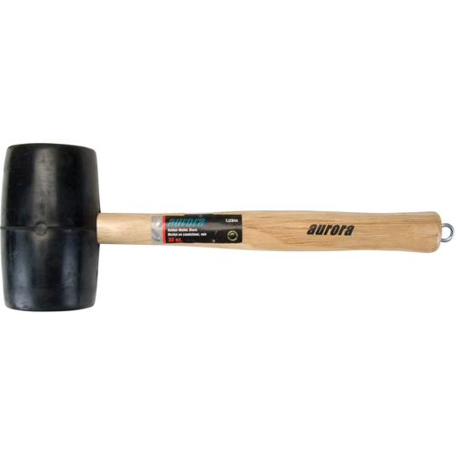 Rubber Mallet, 32 oz., Wood Handle Mukwa Safety Services