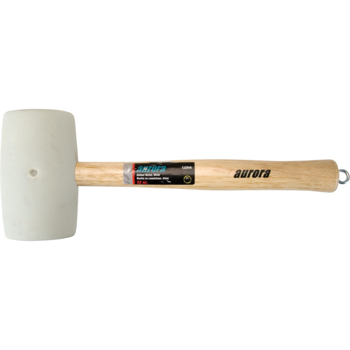 Rubber Mallet, 32 oz., Wood Handle Mukwa Safety Services