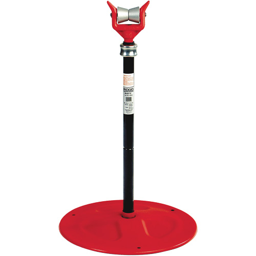 Support de tuyau ajustable no 92, 81-104 cm R&eacute;glage de la hauteur, 150 mm Capacit&eacute; max. de tuyau, 2500 lb Capacit&eacute; de charge max. Mukwa Safety Services