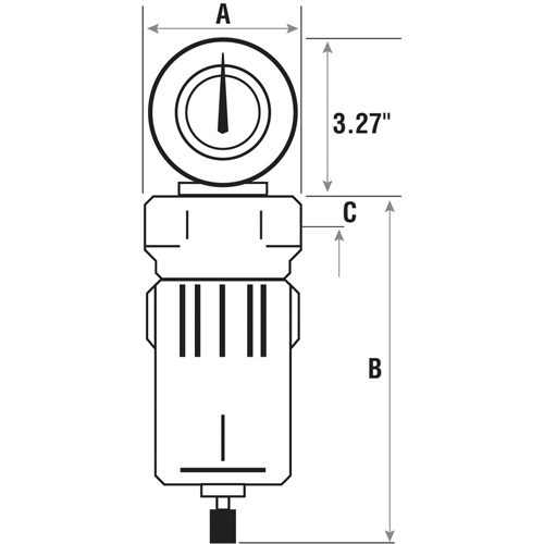 Filtres &agrave; air comprim&eacute;, Modulaire, 3/4" NPT, Drain Automatique Mukwa Safety Services
